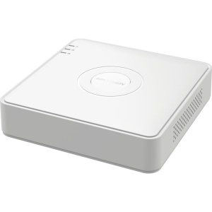 DVR Hikvision 4 canale IDS-7104HQHI-M1/T, TURBO HD, H.265 Pro+/H.265 Pro/H.265 video compression, BNC interface (1.0 Vp-p, 75 Ω), supporting coaxitron connection, pana la 6-ch IP camera inputs (pana la 6MP), pana la 3K/5M Lite @ 12 fps encoding