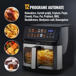 Friteuza cu aer cald iHunt Bro Air Fryer 11L - Img 2