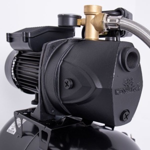 Hidrofor cu pompa autoamorsanta, 1150 W, fonta, debit 4800 l/h, inaltime refulare 49 m, vas de expansiune 24 Litri, Negru - Img 5