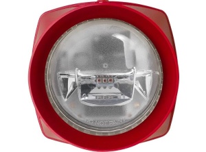 Honeywell IQ8Alarm Plus/FSo combined Sounder and VisualAlarmDevice(VAD)EN 54-23 cat. W, red flash, 807224RR; Addressable ,completelybussupplied and short circuit/ open circuit resilient combinedfirealarmsounder and Visual Alarm Device (VAD) in