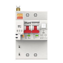 iHunt Home WIFI Smart Metering Leakage Circuit Breaker 2P 16A - Siguranta automata inteligenta cu contorizare