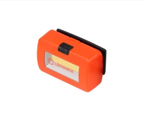 Lanterna LED frontala Ledvance, 1.6W COB, 80 lm, lumina rece (6500K), 2 moduri de iluminare (100%-180lm, 50%-90lm), 3xAAA(neincluse), IP22, Portocaliu/Negru