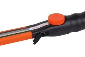 Lanterna LED multifunctionala Ledvance, 5W COB, 400 lm, dimabila, acumulator 1800 mAh inclus, utilizare auto, carlig, magnet, USB-C, IP22, cablu incarcare USB inclus, Portocaliu/Negru - Img 2