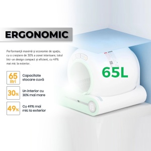 Litiera automata iHunt Smart Cat Litter V1 – Solutia perfecta pentru pisica ta - Img 4