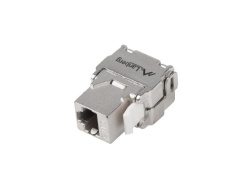 Modul Keystone fără scule RJ45LSA Cat.6 FTP 180°