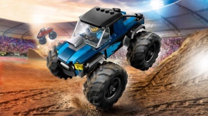 MONSTER TRUCK ALBASTRU, LEGO 60402 - Img 3