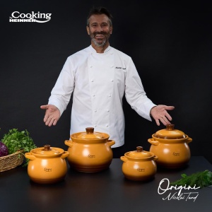 OALA CERAMICA CU CAPAC 12x11 CM, 2 L, NICOLAI TAND, ORIGINI, COOKING BY HEINNER - Img 12