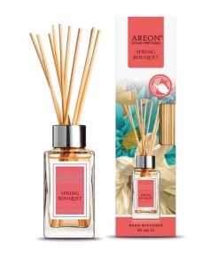 Odorizant de camera, Spring Bouquet, 85 ml, cu betisoare, Areon - Img 1