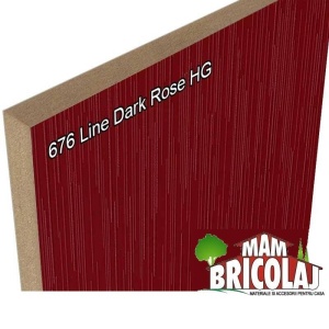 Panou MDF lucios rosu line 676