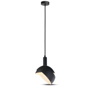 Pendul Semisferic cu inel negru V-TAC E14 - Img 1