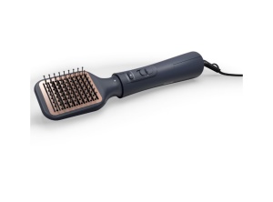 Perie cu aer cald Philips Seria 5000 BHA530/00, 1000W, tehnologie de distributie uniforma a caldurii, de 4 ori mai multi ioni, 5 accesorii, diametru perie 38mm, setare temperatura de ingrijire si aer rece, accesoriu de volum, infuzata cu ulei de argan - Img 2