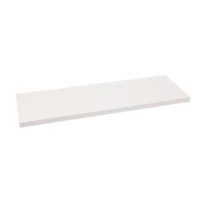 Polita alba pentru masa extensibila tip raft 600x1000x1500