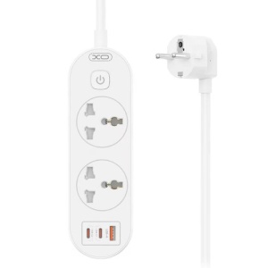 Prelungitor EU, 2 prize, 2 x USB-C, 1 x USB, 2500W, XO-WL31, Alb