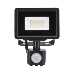 Proiector LED, senzor miscare, 10 W, 900 lm, lumina rece, 103 x 136 x 65 mm, Negru, Novelite