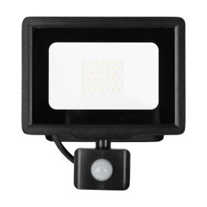 Proiector LED, senzor miscare, 30 W, 2700 lm, lumina rece, 125 x 156 x 70 mm, Negru, Novelite