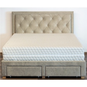 Saltea cu arcuri impachetate individual, Neptun Memory Pocket Comfort 140x200x30cm, 7 zone de confort, spuma poliuretanica HR, memory foam 4 cm, husa detasabila 3D, hipoalergenica, fermitate medie, Saltsib - Img 3