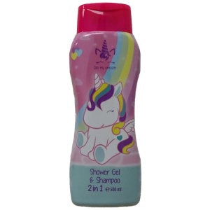 Sampon si gel de dus, 2 in 1, Unicorn, 500 ml