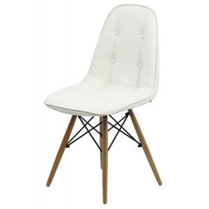 Scaun bucatarie si living BUC 232, piele ecologica, cadru lemn, 110 kg - Img 2