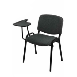 Scaun conferinta cu masuta rabatabila HRC 606, ergonomic, stofa, cadru metalic, 120 kg - Img 3