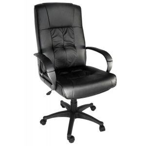 Scaun directorial OFF 023, mecanism multiblock, piele ecologica, baza polipropilena, 100 kg