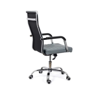 Scaun directorial OFF 319, ergonomic, piele ecologica, mecanism balans, baza cromata, 110 kg - Img 2