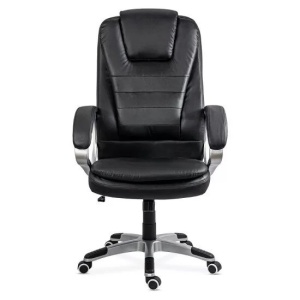 Scaun directorial OFF201S, piele ecologica, elegant, mecanism balans, 100 kg - Img 2