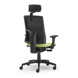 Scaun ergonomic cu tetiera Pure Negru Mesh PDH - Img 3