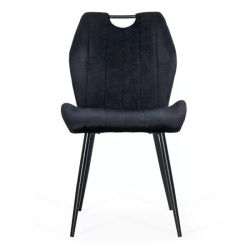Scaun living BUC204, catifea, structura metalica, ergonomic, spatar cu maner, 120 kg - Img 3