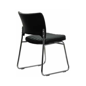 Scaun vizitator HRC 613, ergonomic, cadru metalic, piele ecologica, 120 kg - Img 2