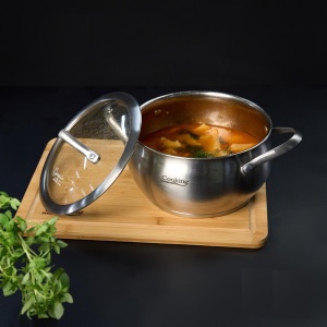 Semioala Heinner 3.3L inox 22x11 cm – compatibila inductie, capac sticla termorezistenta - Img 3