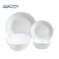 SERVICIU MASA DIN OPAL ALB 19 PIESE, ARIANA, ART OF DINING
