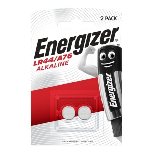 Set 2 baterii, LR44/A76, AG13, 1.5V, Energizer Alkaline