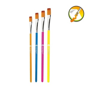 Set 4 pensule, varf lat