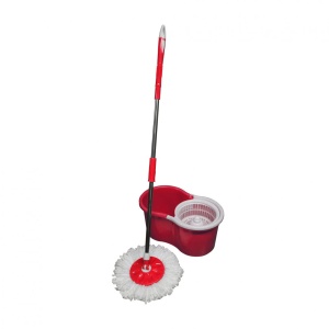 SET CURATENIE PRIMO,MOP ROTATIV 360,ROSU,VANORA HOME - Img 3