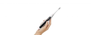 Set periuta de dinti smart sonica Oclean X Lite, Functii: Motor Maglev 72,000 miscari/min, 5 moduri, 65 dB, Capacitate baterie: 1100 mAh, durata utilizare: pana la 40 zile, IPX7 waterproof, perie Professional Clean, culoare: gri, continut pachet: - Img 2