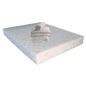 Set Saltea cu arcuri impachetate individual 7 zone de confort Marte Pocket One 180x200x23cm, husa, hipoalergenica, fermitate mediu-soft, Pachet textile Avantaj cu 2 perne matlasate 50x70cm, husa antialergica, pilota iarna, densitate 400g m ², 200x200cm