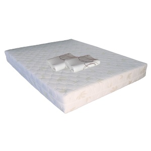 Set Saltea cu arcuri impachetate individual pe 7 zone de confort, Marte Pocket One 140x200x23cm, husa detasabila, tricot aloe vera, hipoalergenica, fermitate mediu-soft, Saltsib plus 2 perne ortopedice memory SB 52x32 cm, husa lavabila la 40 C