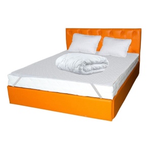 Set Saltea cu spuma, Nova Comfort Flex 180x200x20cm, fermitate tare, hipoalergenica, husa detasabila, Saltsib plus Pachet textile Avantaj cu 2 perne matlasate, 50x70cm, husa antialergenica, lavabila la 95 C si pilota iarna, microfibra 200x200cm