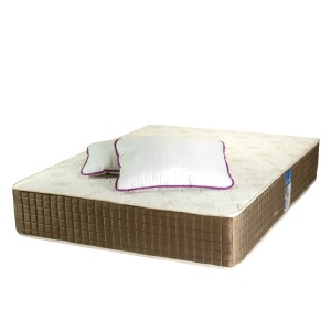 Set Saltea ortopedica cu arcuri, Venetia Super Ortopedica Lux Flexa 140x200x30cm, fermitate tare, plasa arcuri tip Bonell, reversibila, sistem aerisire perimetral, Saltex plus 2 perne, matlasate, 50x70cm, lavabile la 60 C - Img 2