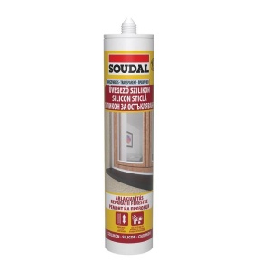 Silicon pentru sticla transparent Soudal 280ml