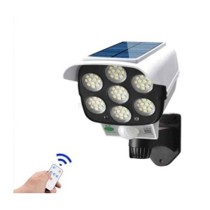 Solutie 2 in 1: Lanterna LED si Camera de Securitate Falsa - Img 1