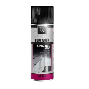 Spray zinc-aluminiu, anti-coroziune, interior / exterior, argintiu, efect metalizat, 400 ml, Tectane