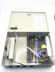 SURSA ALIMENTARE 15A CARCASA METAL 18 canale Input voltage: 110V AC~220V AC; Output voltage: 12V DC 15A Backup battery: Support 12V/7AH (not included) - Img 2