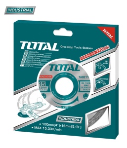TOTAL - DISC DEBITARE BETON - 115MM (INDUSTRIAL)