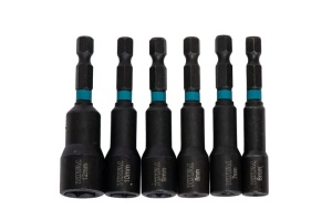 TOTAL - SET 6 CHEI -1/4" HEX - 65MM