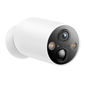 TP-LINK Tapo C425 Smart Wire-Free Indoor/Outdoor Security Camera, Senzor Starlight CMOS cu scanare progresivă de 1/3", Lungime focală: 2.1 mm, Apertură: F2.1, Câmpul de vizualizare: 150° (diagonală), 134°(orizontală), 77°(verticală), rezolutie maxima 2K
