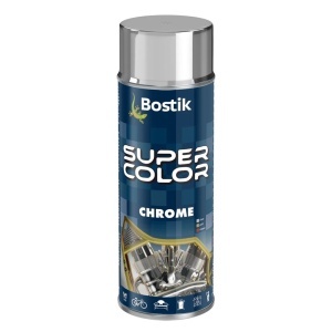 Vopsea spray, argintiu cromat, interior / exterior, 400 ml, Bostik