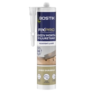 Adeziv montaj, poliuretanic, rezistent la apa, 300 ml, Bostik