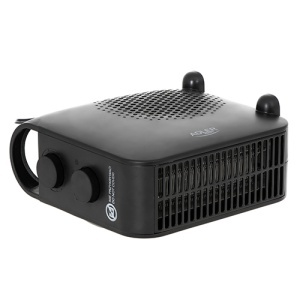 Aeroterma de podea, 2000 W, 2 trepte incalzire, termostat reglabil, aer cald / rece, AD-7725B, Adler, Negru - Img 2