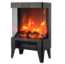 Aeroterma tip semineu 2000 W, 2 trepte de incalzire, termostat reglabil, telecomanda, AD 7755, Adler